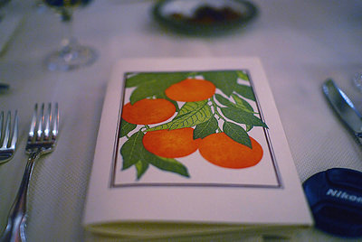 menu cover at chez panisse