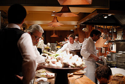 kitchen at chez panisse