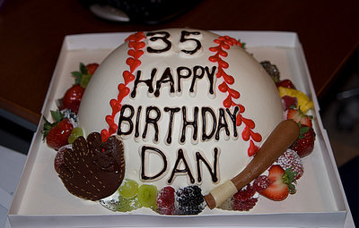 dan's birthday cake