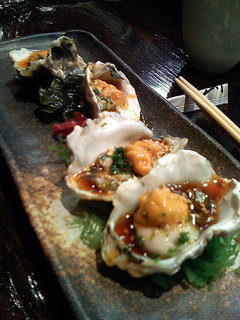 kaki and uni (oyster and urchin)