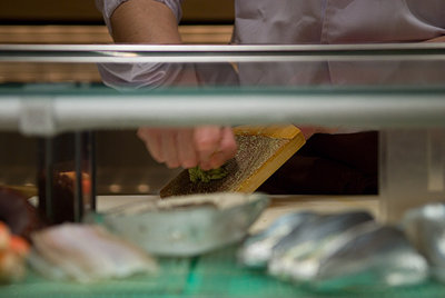 the wasabi grater is made of sharkskin