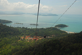 view from the cable car