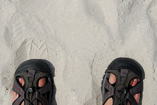 sand at pantai cenang