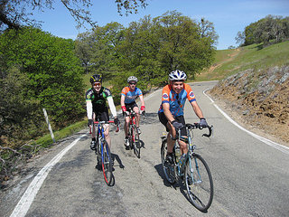 climbing up Mt Hamilton