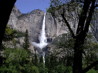 yosemite falls in full blast